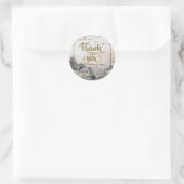 Sticker Rond Bois forestier Merci (Sac)