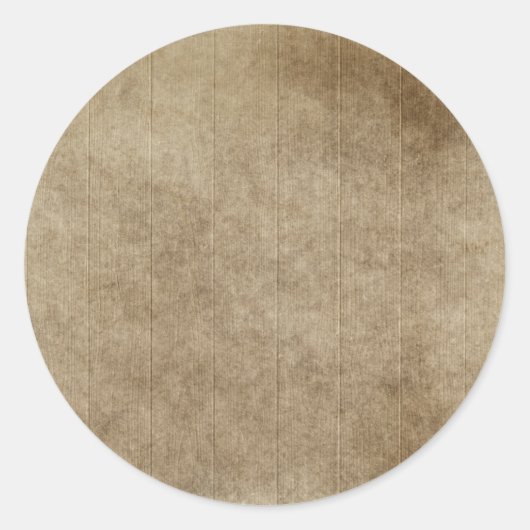 Sticker Rond Bois Grungy Brown (Devant)