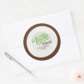 Sticker Rond Boisson Coquito Vegan Coconut (Enveloppe)