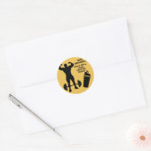 Sticker Rond Boisson Responsibly Don't Spill Your Proteine Shak (Enveloppe)