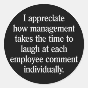 Sticker Rond Boîte à idées des employés