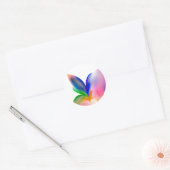 Sticker Rond Boîte cadeau Big Bow (Enveloppe)