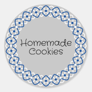 Sticker Rond Boite de boulangerie Hanoukka