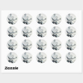 STICKER ROND BOÎTE TEE (Feuille)