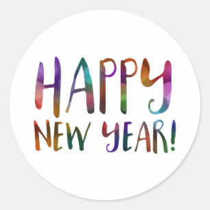 Sticker Rond bokeh de bonne année