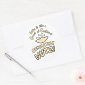 Sticker Rond Bol de Cashews (Enveloppe)