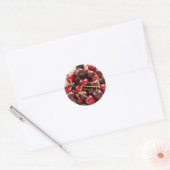 Sticker Rond bol de cerises (Enveloppe)
