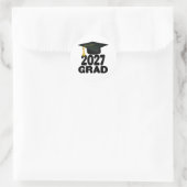 Sticker Rond Bold Class of 2027 Graduation (Sac)