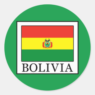 Sticker Rond Bolivie