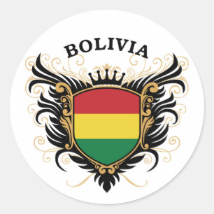 Sticker Rond Bolivie
