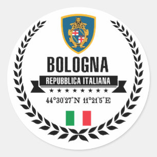 Sticker Rond Bologne