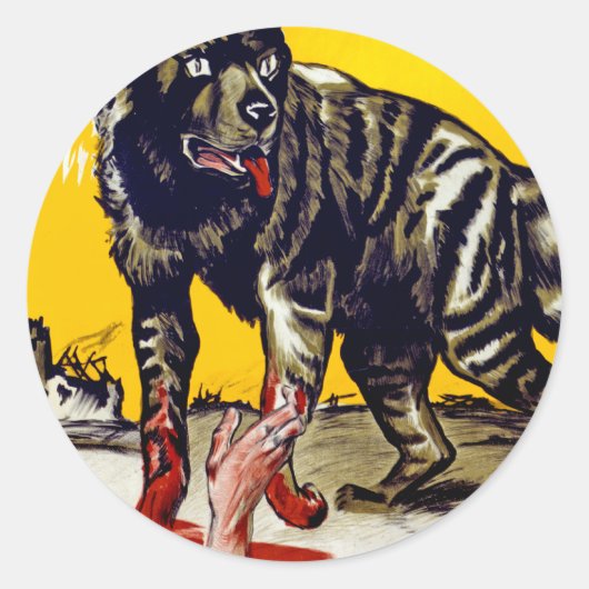 Sticker Rond Bolschewismus Heisst (Devant)