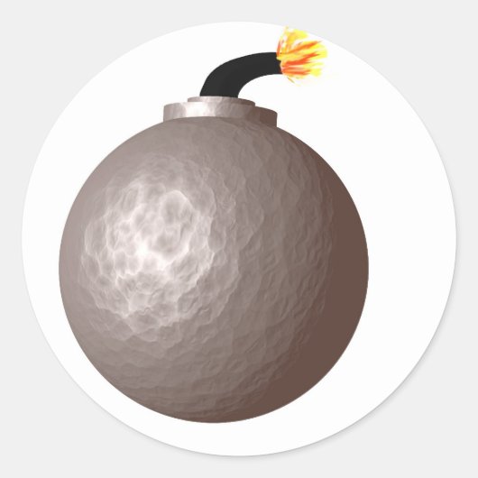 Sticker Rond Bombe (Devant)