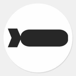 Sticker Rond Bombe