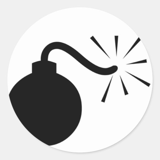 Sticker Rond Bombe (Devant)