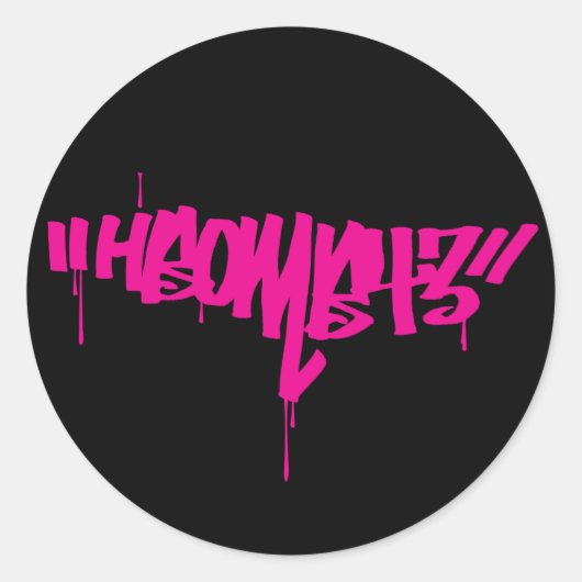 Sticker Rond Bombe 43 (Devant)