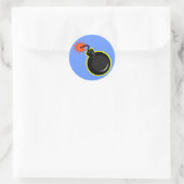 Sticker Rond Bombe Et Fusion Lumineuse (Sac)