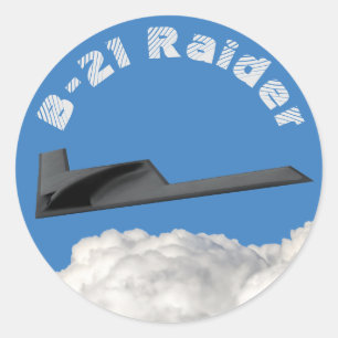 Sticker Rond Bombe furtif B-21 Raider