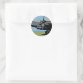 Sticker Rond Bombe Lancaster Avro (Sac)