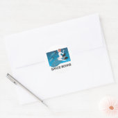 Sticker Rond Bombe spatiale (Enveloppe)