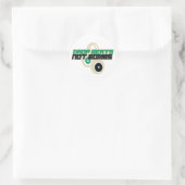 Sticker Rond Bombes de largage pas de bombes (Sac)