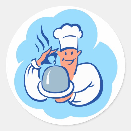 Sticker Rond Bon appétit ! (Devant)