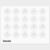 Sticker Rond Bon Appetit Motif classique (Feuille)