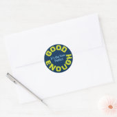 Sticker Rond Bon assez - le nouveau parfait (Enveloppe)