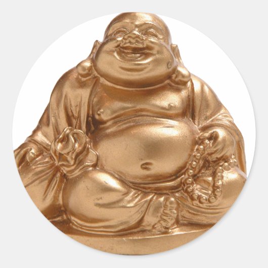 Sticker Rond Bon Bouddha (Devant)