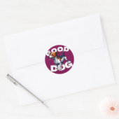 Sticker Rond Bon chien (Enveloppe)