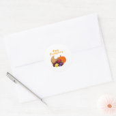 Sticker Rond Bon thanksgiving Cornucopia (Enveloppe)