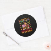Sticker Rond Bon thanksgiving Et C'Est Mon Anniversaire (Enveloppe)