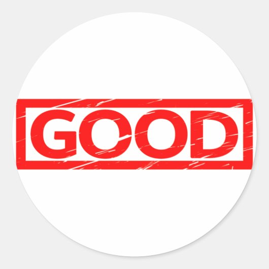 Sticker Rond Bon timbre (Devant)