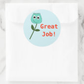 Sticker Rond Bon Travail ! (Sac)