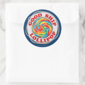 Sticker Rond Bon vaisseau Lollipop... (Sac)