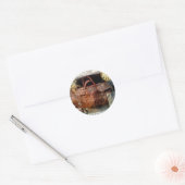 Sticker Rond Bon Voyage (Enveloppe)