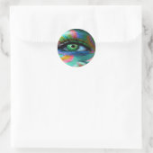 Sticker Rond Bonbon pour les yeux (Sac)