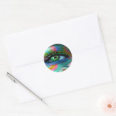 Sticker Rond Bonbon pour les yeux (Enveloppe)