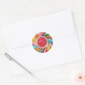 Sticker Rond bonbons (Enveloppe)