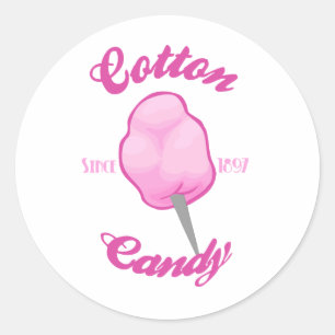 Sticker Rond Bonbons en coton
