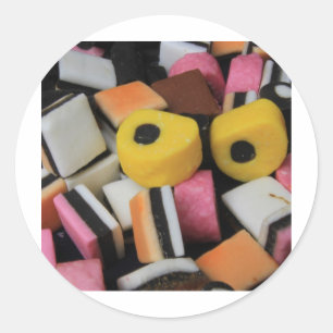 Sticker Rond Bonbons sucrés
