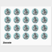 Sticker Rond Bones Busker II (Feuille)