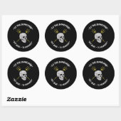 Sticker Rond Boneyard (Feuille)