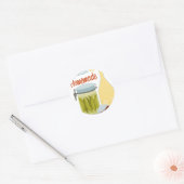 Sticker Rond Bonheur (Enveloppe)
