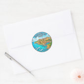 Sticker Rond Bonifacio France (Enveloppe)