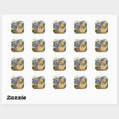 Sticker Rond Bonjour_ (Feuille)