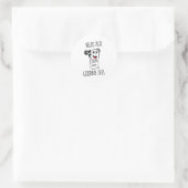 Sticker Rond Bonjour 2022 Goodbye 2021 papier toilette (Sac)