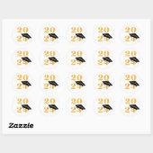 Sticker Rond Bonjour 2025 (Feuille)