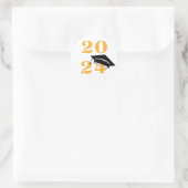 Sticker Rond Bonjour 2025 (Sac)