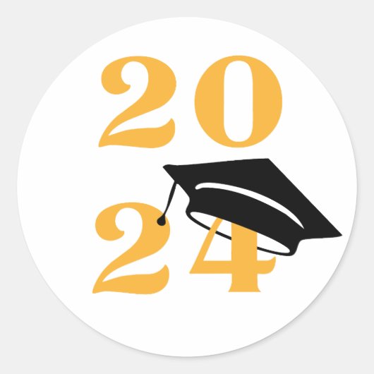 Sticker Rond Bonjour 2025 (Devant)